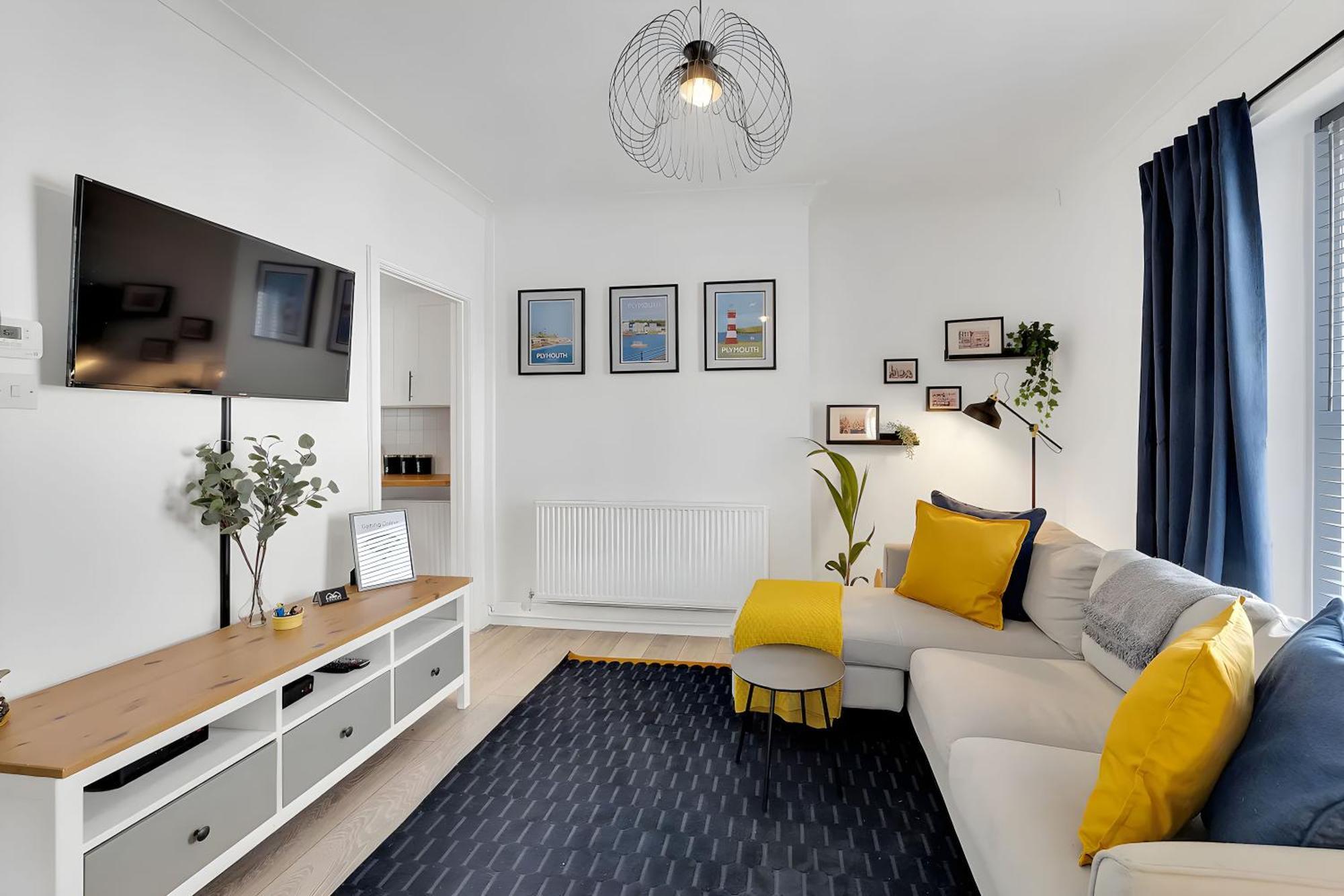 City Centre 2 Bedroom Apt - Free Parking - Wifi - Smart Tv Plymouth Exteriör bild